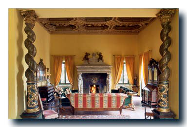Il salone dell'hotel